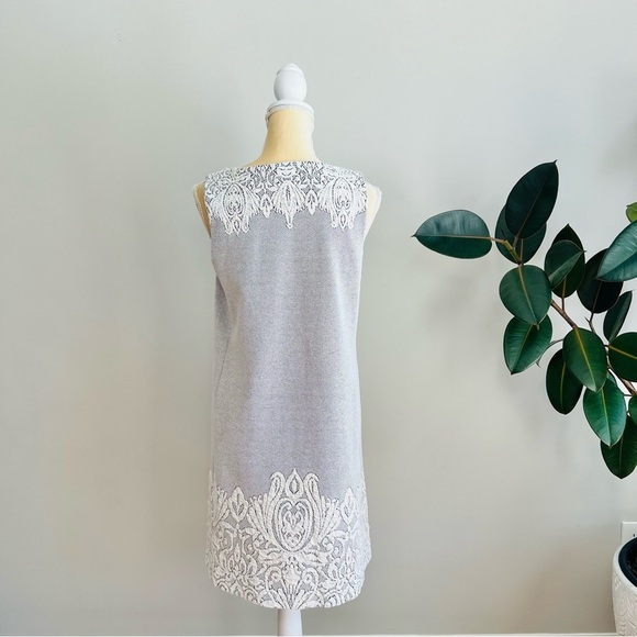 J. McLaughlin sleeveless textured sheath dress - Picture 3 of 9